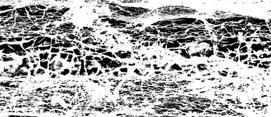 Scratched and Cracked Grunge Urban Background Texture Vector. Dust Overlay Distress Grainy Grungy Effect. Distressed Backdrop Vector Illustration. Isolated Black on White Background. EPS 10.