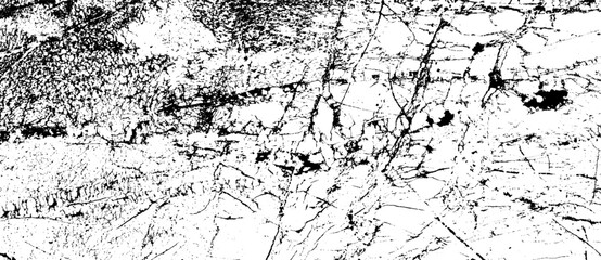 Scratched and Cracked Grunge Urban Background Texture Vector. Dust Overlay Distress Grainy Grungy Effect. Distressed Backdrop Vector Illustration. Isolated Black on White Background. EPS 10.