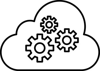 data management icon or sign vector image.