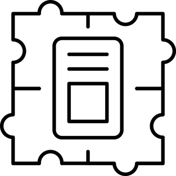 customization and integration icon vector image.