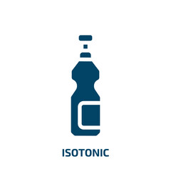 isotonic vector icon. isotonic, health, fitness filled icons from flat sports concept. Isolated black glyph icon, vector illustration symbol element for web design and mobile apps