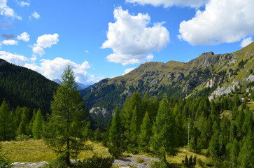 landscape with sky and clouds