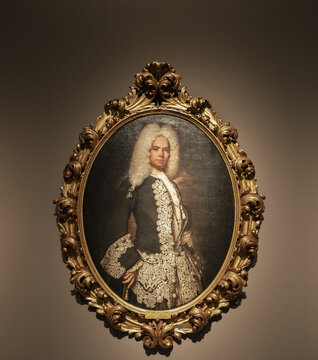 Portrait of a gentleman, oil on canvas by Fra Galgario (Vittore Ghislandi) year 1715. Milan - Italy, 4 September 2022