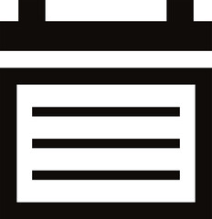 Obraz premium Calendar symbols