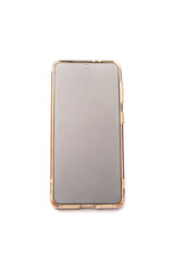 Mobile phone isolated on white background