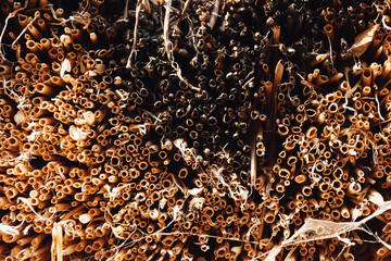 texture of a straw pile