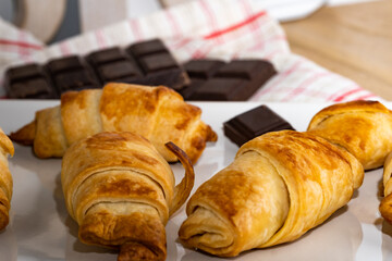 croissant on a plate