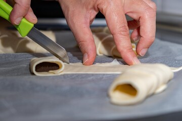 carpenter cutting wood