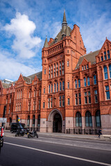 Fototapeta premium Grand architecture on London's High Holborn street.