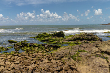 beach in the city of Itacare, State of Bahia, Brazil