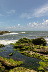 beach in the city of Itacare, State of Bahia, Brazil