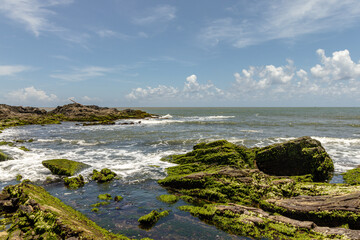 beach in the city of Itacare, State of Bahia, Brazil