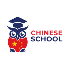 Vector logo of the Chinese language school
