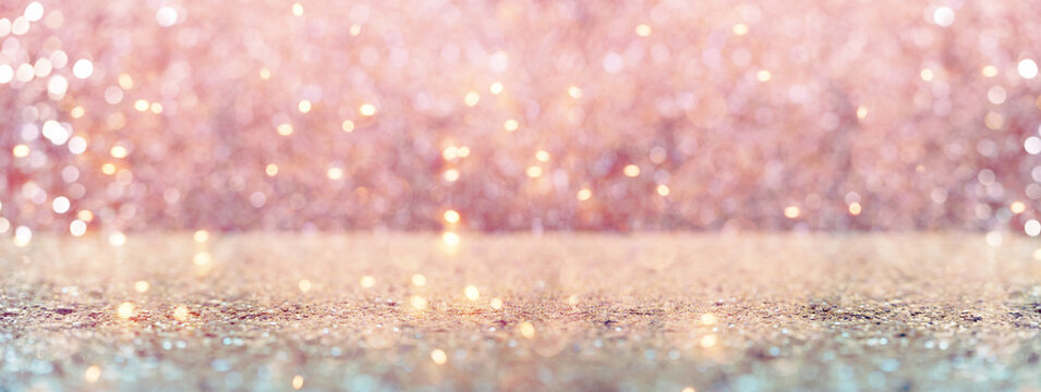 Beautiful abstract shiny light and glitter background