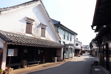 肥前浜宿酒蔵通りの風景