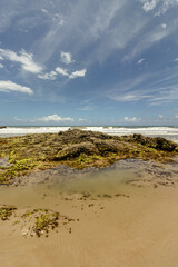 beach in the city of Itacare, State of Bahia, Brazil