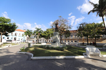 Praça Centro Histórico de São Luis do Maranhão / Historic Center  - obrazy, fototapety, plakaty