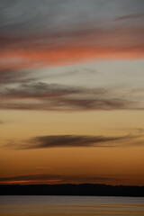 Atardecer a orillas del rio 