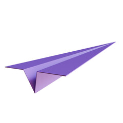 3D Icon Ecommerce Paper Plane  isolated on white background, for Website Landing Page Banner Marketing Source Presentation