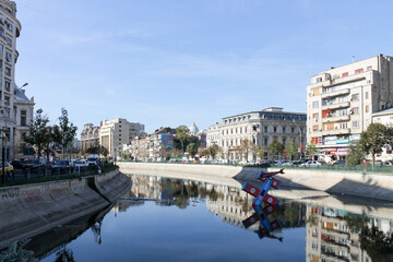 City of Bucharest, the capital of Romania, Europe