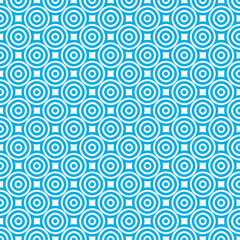 Geometric Blue white Texture Circular Shape Background Tiles Wallpaper Banner Backdrop Fashion Carpet Clothes Fabric Textile Interior Design Decorative Laminates Elements Graphics Print Pattern