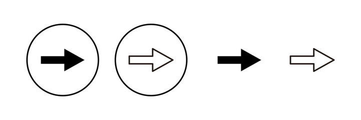 Arrow icon vector. Arrow sign and symbol for web design. - obrazy, fototapety, plakaty