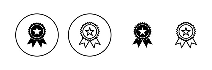 Badge icon vector. Awards icon vector. Achieve sign and symbols