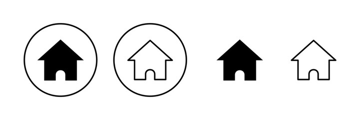 House icon vector. Home sign and symbol