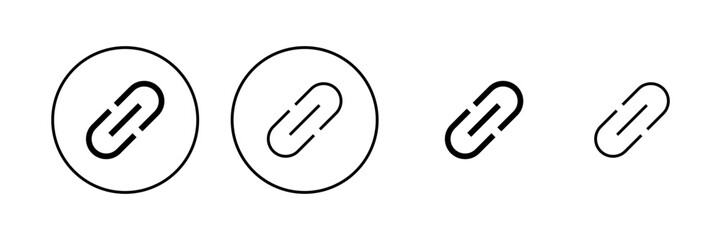 Link icon vector. Hyperlink chain sign and symbol