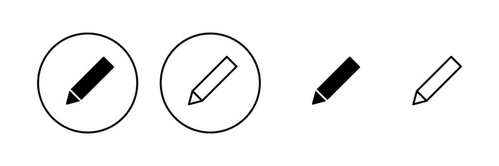 Pencil icon vector. pen sign and symbol. edit icon vector