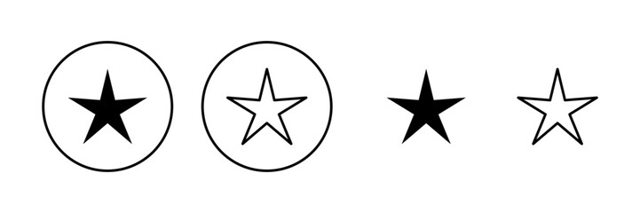 Star icon vector. rating sign and symbol. favourite star icon