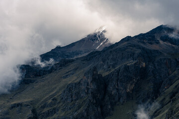 clouds over the mountain