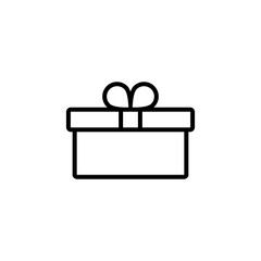 Gift icon vector for web and mobile app. gift sign and symbol. birthday gift