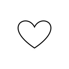Love icon for web and mobile app. Heart sign and symbol. Like icon vector.