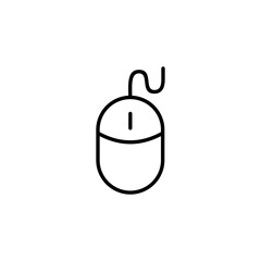 Mouse icon for web and mobile app. click sign and symbol. pointer icon vector.