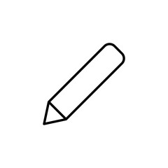 Pencil icon for web and mobile app. pen sign and symbol. edit icon vector