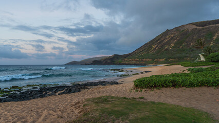 view from the beach