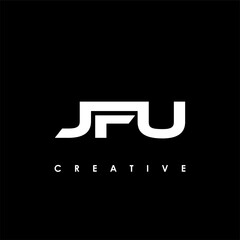JFU Letter Initial Logo Design Template Vector Illustration