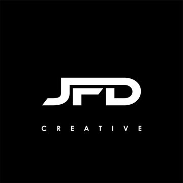 JFD Letter Initial Logo Design Template Vector Illustration