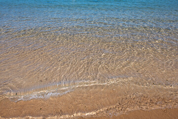 Calm sea water background. Tranquil water landscape with calm surface.