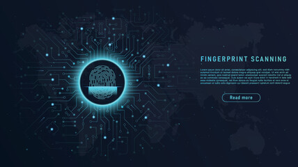 Fingerprint scanning concept © Aleksey