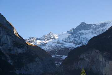 Mountain view in Grindelwald, Switzerland