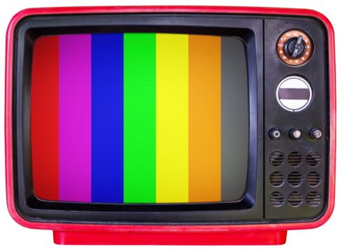 Old televition for decorative