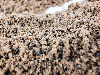 texture of coffee. coffee grounds. rusty coffee texture.