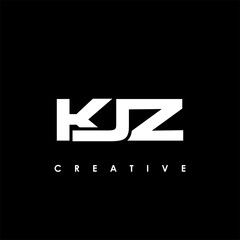 KJZ Letter Initial Logo Design Template Vector Illustration