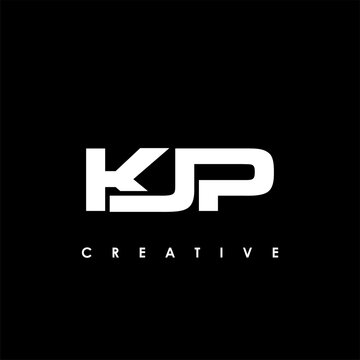 KJP Letter Initial Logo Design Template Vector Illustration