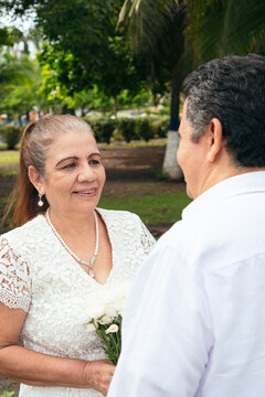 Mature Married Couple Renewing Their Vows