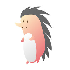 Fototapeta premium Autumn animal cartoon characters for content online or web, banner and template, Simple cartoon flat style. illustration 