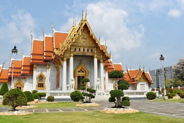 Wat Benchamabophit Dusitwanaram or marble temple, it is one of Bangkok's best-known temples and a major tourist attraction.