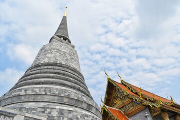 The pagoda of Wat Ratchapradit Sathit Mahasimaram Ratcha Wora Maha Viharn, Buddhist temple in the...